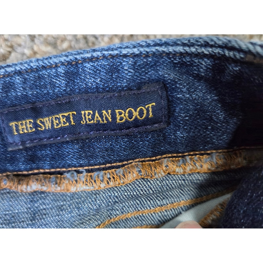 Lucky Brand The Sweet Jean Boot Women 10/30 Regular Dark Wash Bootcut Denim Jean - Picture 3 of 9